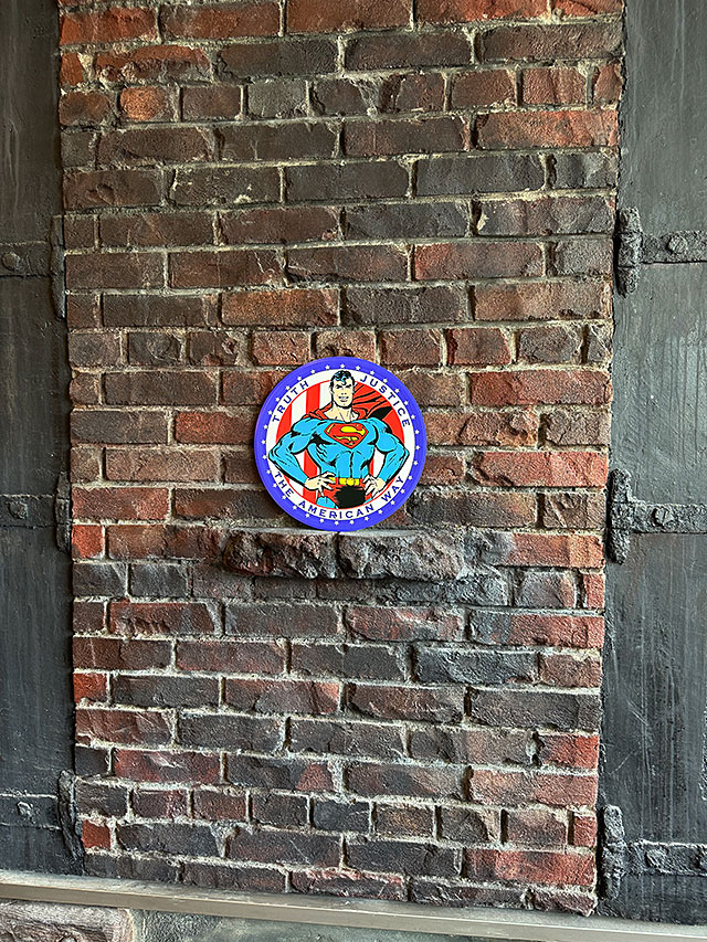スーパーマン ラウンド型 ブリキ看板 （AMERICAN WAY）の通販・販売
