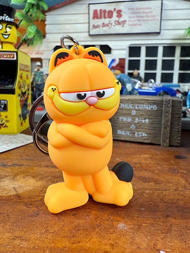 ガーフィールド PVCフィギュア キーホルダーの通販・販売