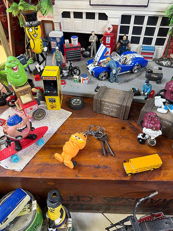 ガーフィールド PVCフィギュア キーホルダーの通販・販売
