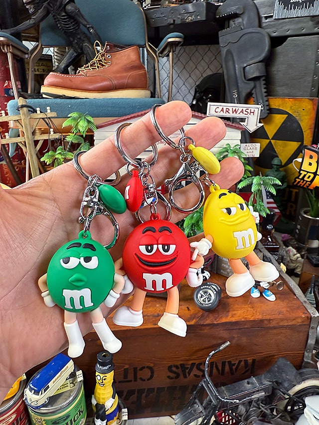 M&M's PVCフィギュア キーホルダー （3体セット）の通販・販売