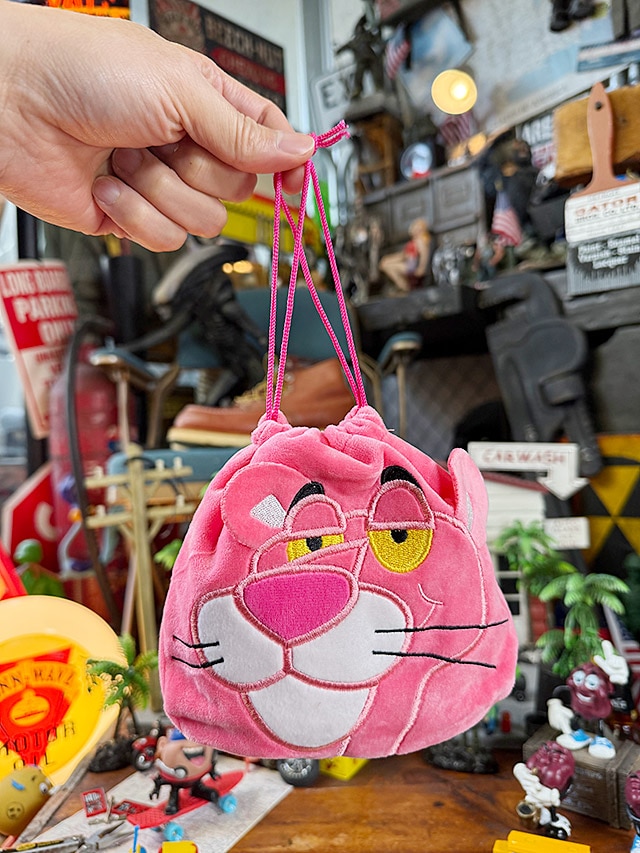 ピンクパンサー ダイカット巾着袋 キンチャクの通販・販売 | アメリカ