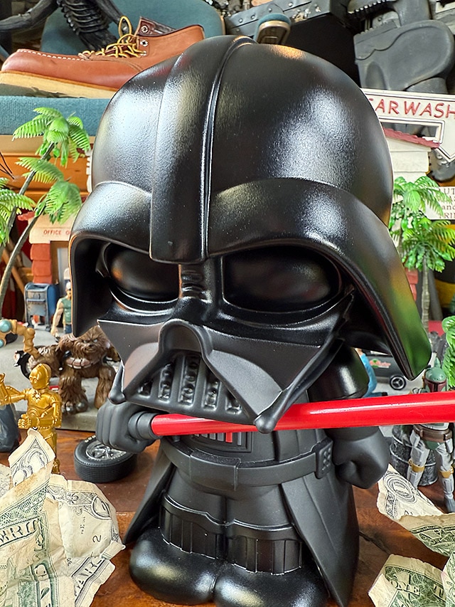 スターウォーズ ダースベイダー PVCバンク 貯金箱 フィギュアの通販