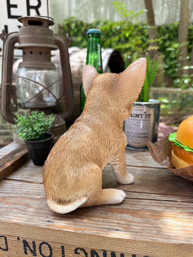 チワワ レジン製スタチュー ドッグオーナメント オブジェの通販・販売