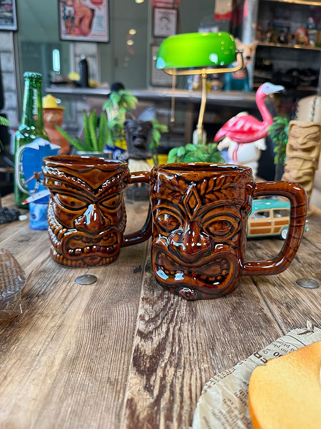 ハワイアン ティキ マグカップ （2個セット/愛の神と勝利の神）の通販