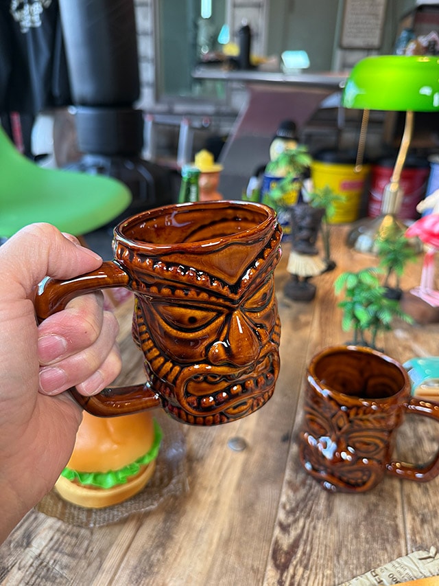 ハワイアン ティキ マグカップ （2個セット/愛の神と勝利の神）の通販