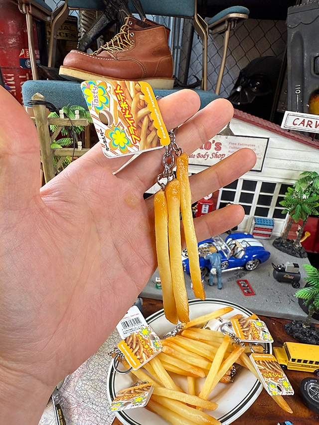 フライドポテト フードサンプル キーホルダー 単品の通販・販売