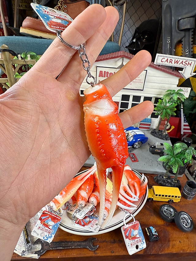 カニの爪 カニツメ フードサンプル キーホルダー 単品の通販・販売