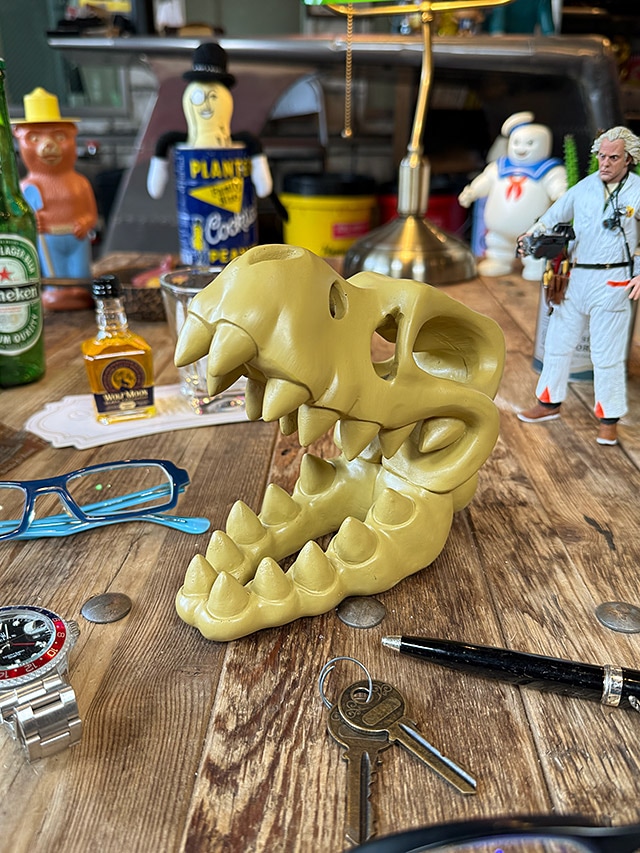 ダルトン ダイナソー スケルトンヘッド （Tレックス） メガネホルダー