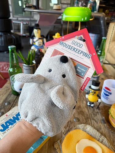 キッカーランド　グッドマウスキーピング　ねずみのハンディモップ　マイクロファイバータオル|ルームアイテム/クッション/フリース|生活雑貨/キッチン雑貨