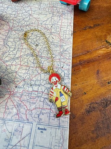 マクドナルド　ヴィンテージコレクション　ロナルド　ボールチェーン　キーホルダー|ファーストフード/レストラングッズ|カンパニーグッズ