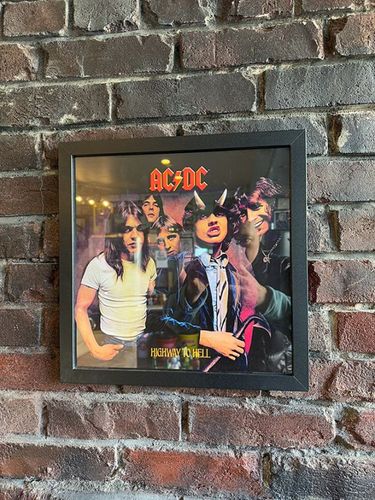 AC/DC　フレームアート　（地獄のハイウェイ）　公式グッズ|海外ミュージシャングッズ/音楽関連グッズ|もはや店長すら迷子になるアメ雑ジャングル