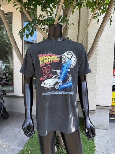 映画　バック・トゥ・ザ・フューチャー　デロリアン　オフィシャル　Tシャツ　（WHERE WERE GOING）　公式グッズ|映画関連グッズ|もはや店長すら迷子になるアメ雑ジャングル