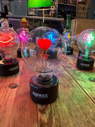 LED　バルブライト　（ハートビート）　単四電池＆USB電源の両方対応|インテリアライト/照明/ランタン