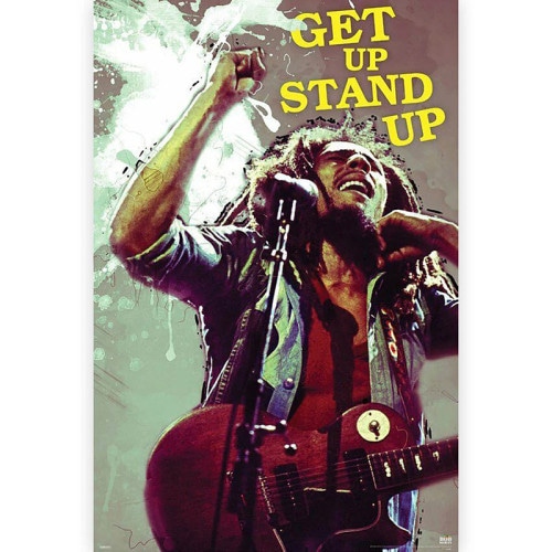 ボブ・マーリー　オフィシャル　ポスター　（Get Up Stand Up）　公式グッズ　ボブマーリー　※フレームは付属しません|海外ミュージシャングッズ/音楽関連グッズ|もはや店長すら迷子になるアメ雑