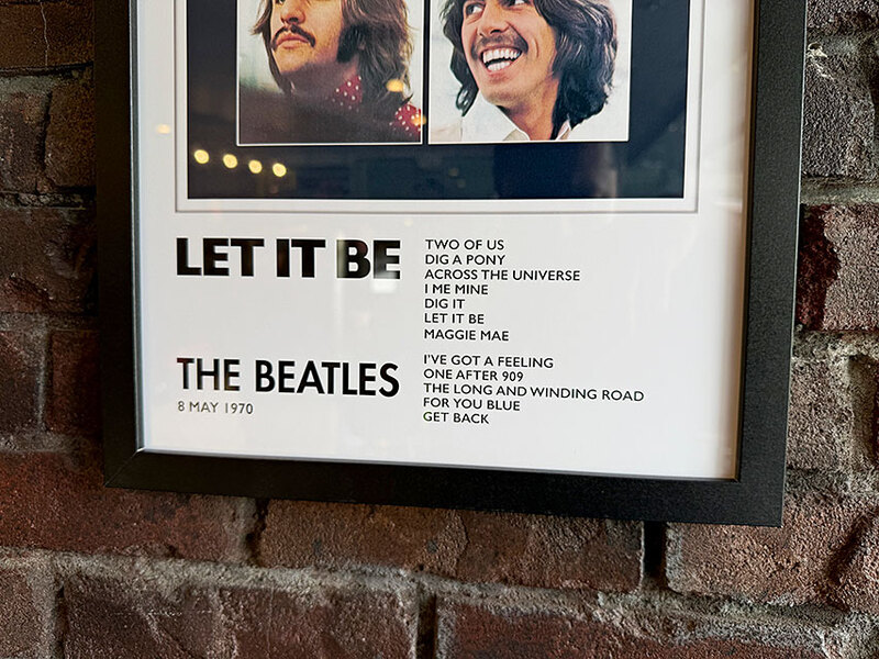 ビートルズ レコードジャケット オフィシャル アートフレーム （レット