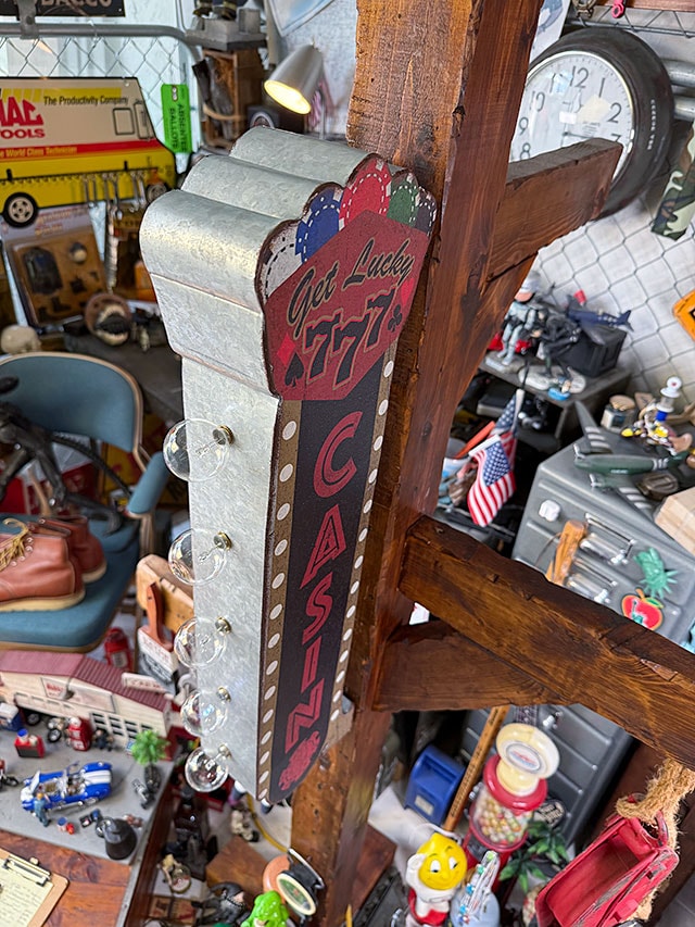 USAで購入/看板オブジェ アメリカのアーケードサイン ウォールオブジェ （カジノ