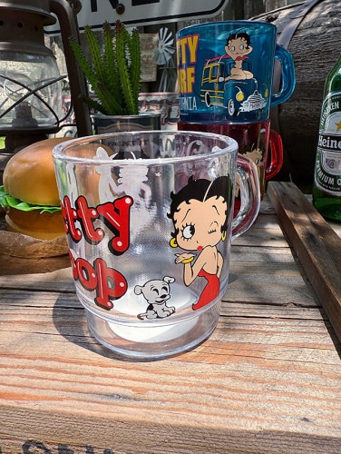 ベティ・ブープ　スタッキングマグ　（クリア）　単品　330ml|ベティ・ブープグッズ|もはや店長すら迷子になるアメ雑ジャングル