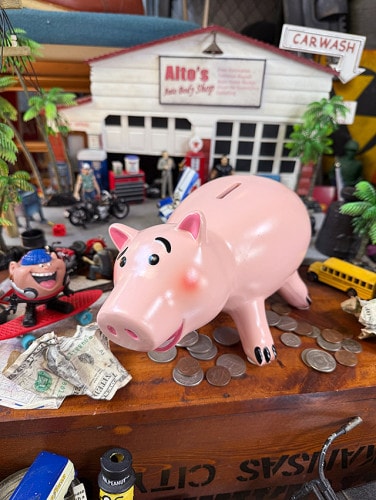 【匿名配送】貯金箱　5体セット　アメリカン雑貨　アメ雑　アドバタイジング　置物 匿名配送】貯金箱 5体セット アメリカン雑貨 アメ雑