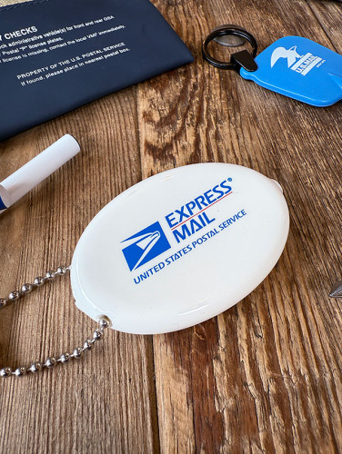 USPS　コインケース　（EXPRESS MAIL）　MADE IN U.S.A.|ワーキングカンパニーグッズ|カンパニーグッズ