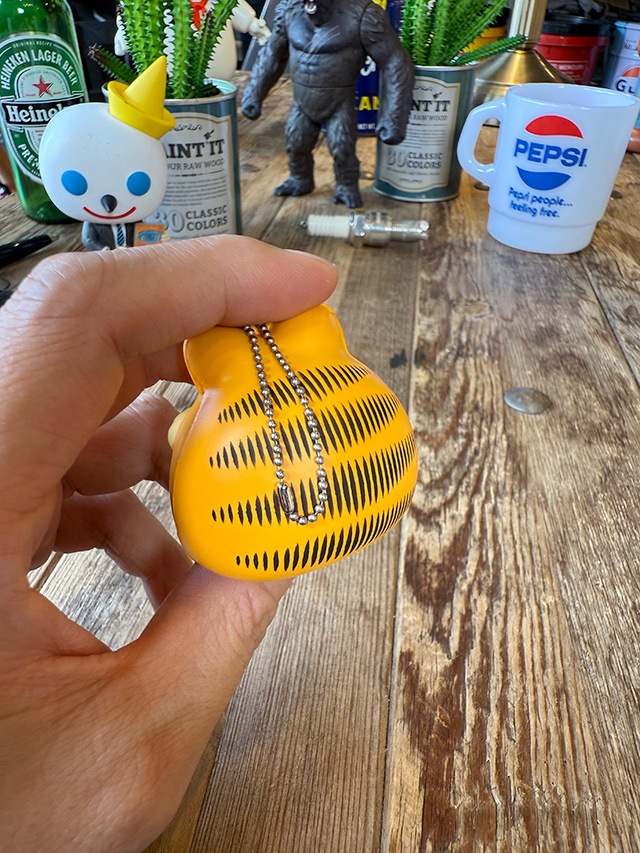 ガーフィールド スクイーズトッパー キーチェーン アンテナトッパーの