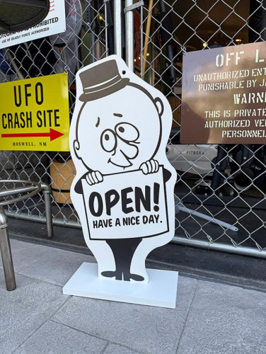 バーギー　オープン＆クローズ　スタンドサイン　2WAY　ウッドサイン　木製看板|ガレージ演出グッズ/道具/工具|男の秘密基地作りに！ガレージング雑貨
