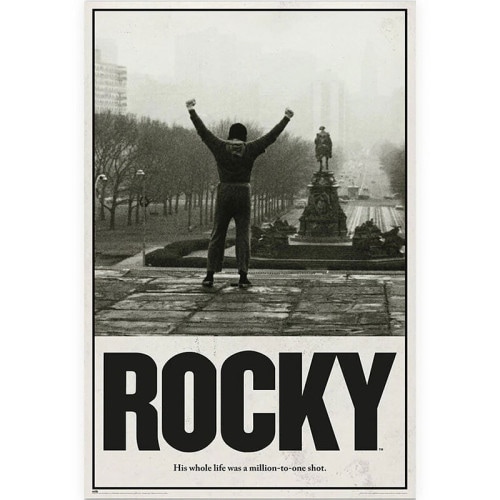 映画　ロッキー　オフィシャルポスター　※フレームは付属しません　公式グッズ|映画関連グッズ|もはや店長すら迷子になるアメ雑ジャングル