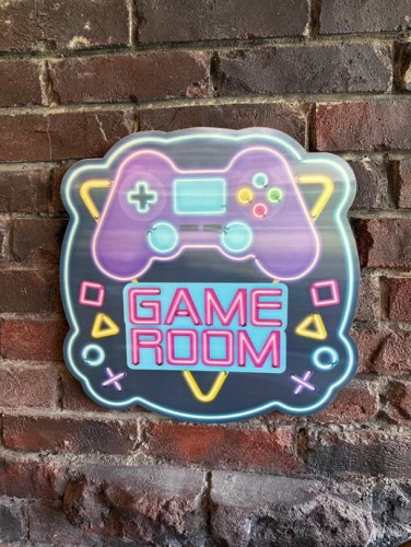 ゲームルーム　ゲーム部屋　レンチキュラー　サインボード|ゲーム/遊び/パーティーグッズ|もはや店長すら迷子になるアメ雑ジャングル