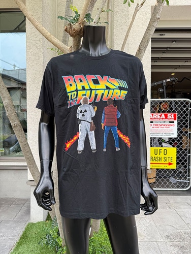 映画　バック・トゥ・ザ・フューチャー　オフィシャル　Tシャツ　（DOC AND MARTY）|映画関連グッズ|もはや店長すら迷子になるアメ雑ジャングル
