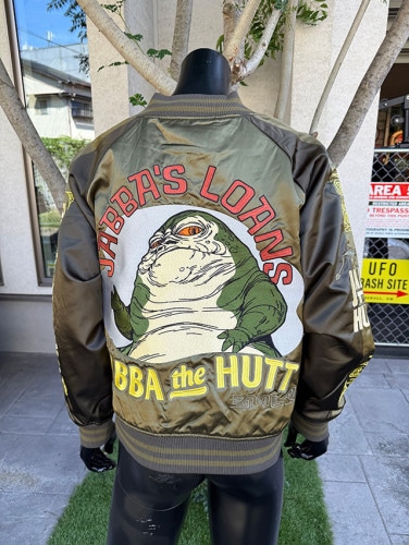 スターウォーズ　ジャバ・ザ・ハット　スカジャン　Lサイズのみの展開　ユニセックス　オフィシャルライセンス|アパレル/キャップ/ジャケット|男の秘密基地作りに！ガレージング雑貨