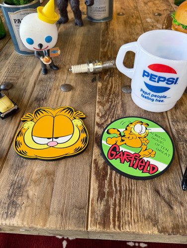 ガーフィールド　ラバーコースター　（2枚セット）|ガラスジャー/マグカップ/グラス|生活雑貨/キッチン雑貨