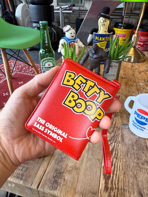 ベティ・ブープ パスケース 二つ折り 定期入れ カードケースの通販