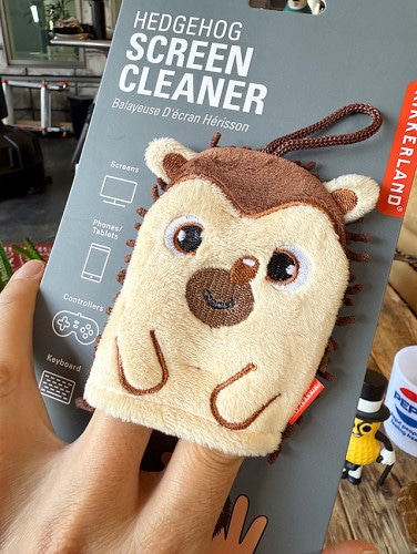 キッカーランド　ヘッジホッグ　スクリーンクリーナー　画面クリーナー　マイクロファイバー　ハリネズミ|スマホ/ケータイグッズ/iPhoneカバー|もはや店長すら迷子になるアメ雑ジャングル