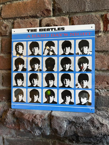 ビートルズ　ハード・デイズ・ナイト　ブリキ看板　A HARD DAY'S NIGHT|海外ミュージシャングッズ/音楽関連グッズ|もはや店長すら迷子になるアメ雑ジャングル