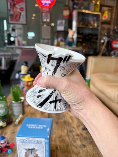 コミックマグ　グシャ　おもしろマグカップ|ジョークグッズ|もはや店長すら迷子になるアメ雑ジャングル