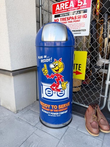 レディキロワット　スチール　ダストボックス　53Lサイズ　ゴミ箱　（インナー缶付き）|ゴミ箱|男の秘密基地作りに！ガレージング雑貨