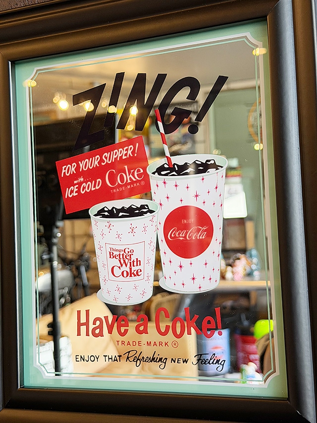 Coca-Cola パブミラー コカ・コーラビンテージ アメリカン雑貨レトロ ヴィンテージ コカコーラ パブミラー - ヴィンテージ雑貨の通販