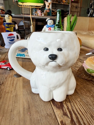 かわいい犬型マグ　ピジョンフリーゼ　マグカップ　340ml　陶器|おもしろギフト|もはや店長すら迷子になるアメ雑ジャングル