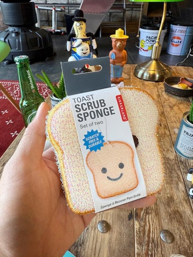 キッカーランド　トースト　スクラブ　スポンジ　食器洗い用スポンジ　（2個入り）|キッチンツール/ランチョンマット|生活雑貨/キッチン雑貨