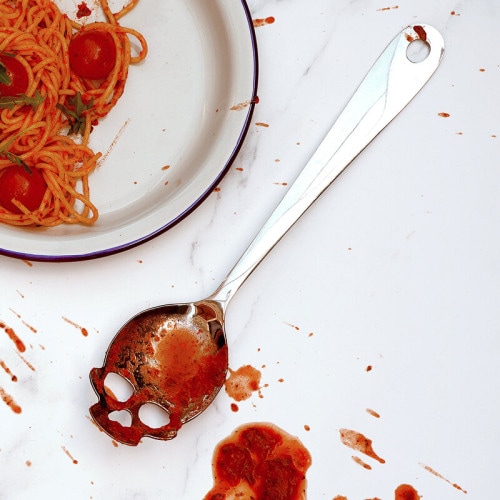 SUCK UK　スカル　サービングスプーン　ドクロの特大スプーン|海賊グッズ|もはや店長すら迷子になるアメ雑ジャングル