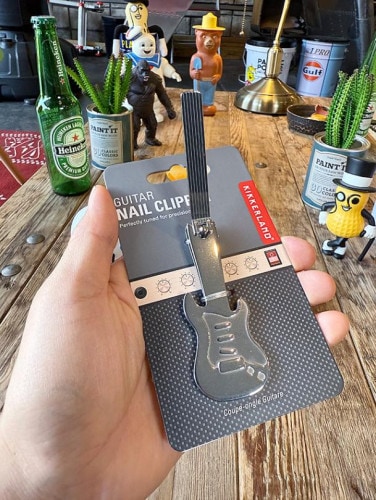 キッカーランド　ギター型　ネイルクリッパー　ギターモチーフの爪切り|海外ミュージシャングッズ/音楽関連グッズ|もはや店長すら迷子になるアメ雑ジャングル