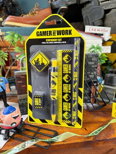 GAMER AT WORK　ゲーマー　ステーショナリーセット　（5点セット）|文房具/ボールペン/フォトフレーム|もはや店長すら迷子になるアメ雑ジャングル