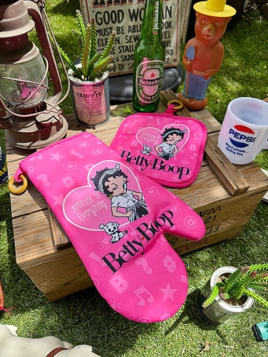 ベティ・ブープ　ミトン　＆　ポットカバー　鍋敷き　2点セット|ベティ・ブープグッズ|もはや店長すら迷子になるアメ雑ジャングル