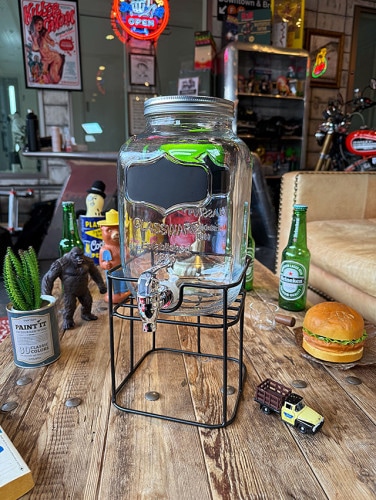 グラスウェア　ドリンクサーバー　（アイアンスタンド付き）　ビバレッジサーバー|キッチンツール/ランチョンマット|生活雑貨/キッチン雑貨