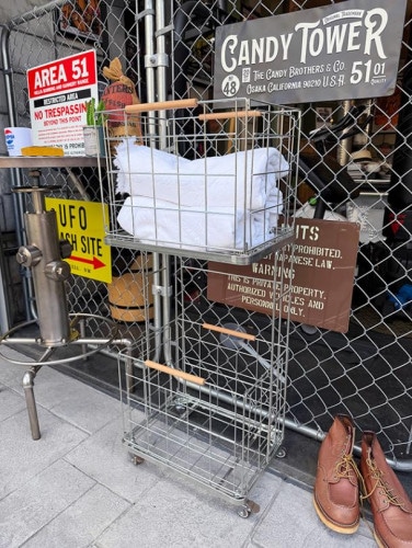 ポストジェネラル　インダストリアル　ランドリーワゴン　ジンク　大容量60L　2段　キャスター付き|ランドリー/洗面所/バスルームグッズ|生活雑貨/キッチン雑貨