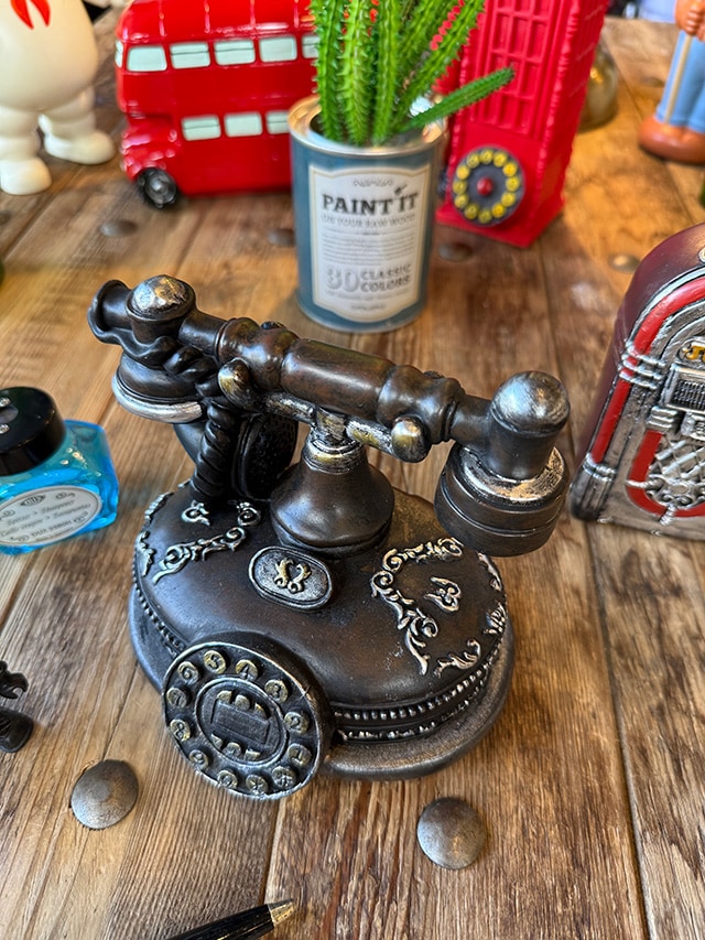 クラシック電話器 オールディーズマネーバンク 貯金箱の通販｜アメリカ