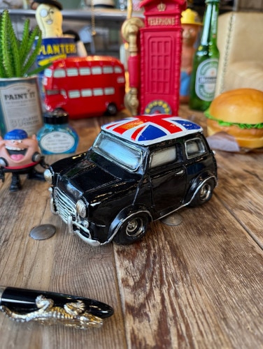 クラシックミニ　ユニオンジャック　オールディーズマネーバンク　貯金箱|オブジェ/置物/フィギュア/ぬいぐるみ|男の秘密基地作りに！ガレージング雑貨