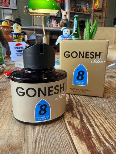 GONESH　ガーネッシュ　リキッドエアフレッシュナー　　（NO.8）|カーアクセサリー|男の秘密基地作りに！ガレージング雑貨