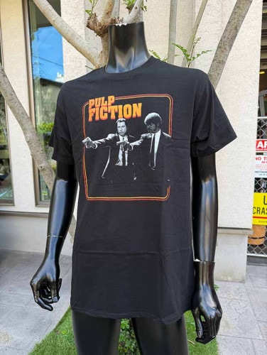 映画　パルプフィクション　オフィシャル　Tシャツ　（ヴィンセント＆ジュールス）　公式グッズ|映画関連グッズ|もはや店長すら迷子になるアメ雑ジャングル