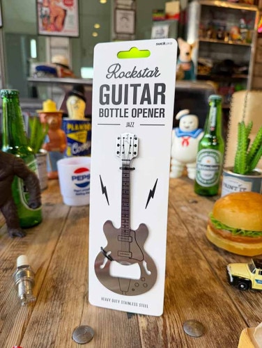 ロックスター　ギターボトルオープナー　（ジャズ）　セミアコタイプ|海外ミュージシャングッズ/音楽関連グッズ|もはや店長すら迷子になるアメ雑ジャングル
