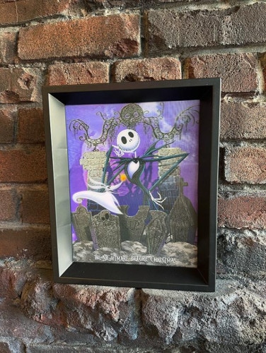 ナイトメア・ビフォア・クリスマス　3Dレンチキュラー　オフィシャル　フレームアート　公式グッズ|映画関連グッズ|もはや店長すら迷子になるアメ雑ジャングル